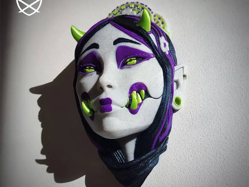 Máscara de pared de Kuchisake