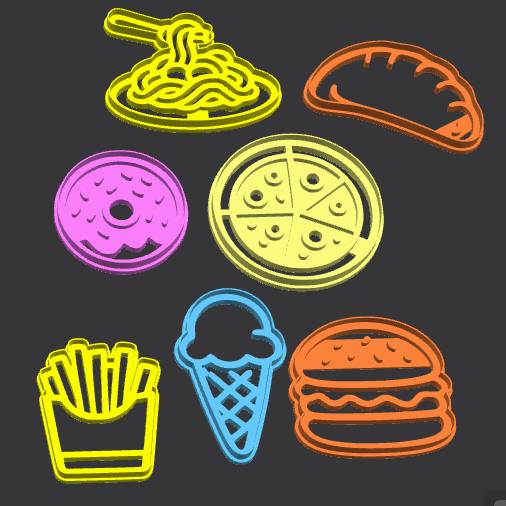 3D Printer Files | 3MF File | Food Cookie Cutter Set – 3D Printable STL ...