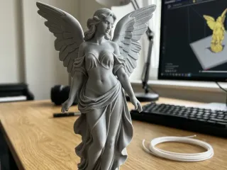 angel woman statue