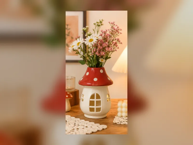 Wazon Clay Moon Display Vase