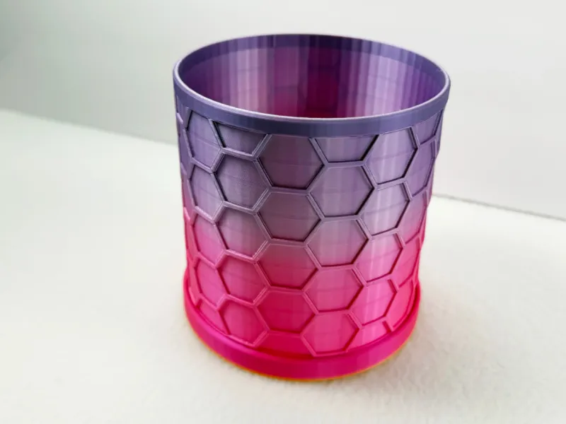 Hexagon Planter with Drip tray