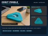 Orbit Pebble – 3-Way Cable Dock & Catch Tray-0