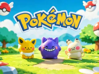 Pokemon小鼻嘎宝耿鬼 多色一体打印