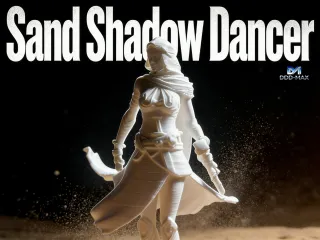 Sand Shadow Dancer-15CM;沙影舞者