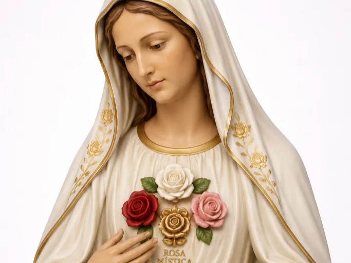 Busto Nossa senhora da rosa mistica