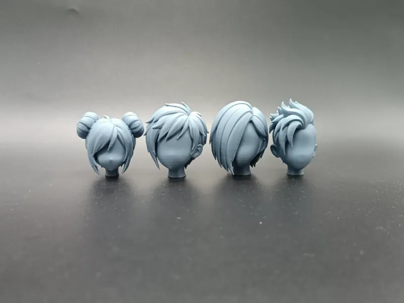 Kitbash Custom Modular Female Anime Hair Pack