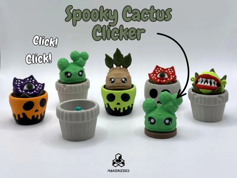 Clicker cu Cactus Înfricoșător