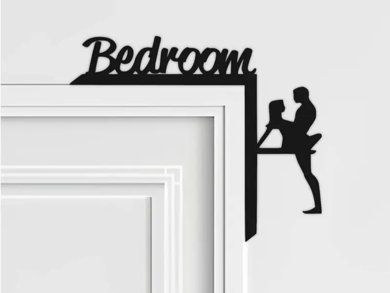 Bedroom Door Corner Decor, Door Frame Decor, Home Decor