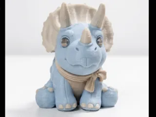 super cute triceratops