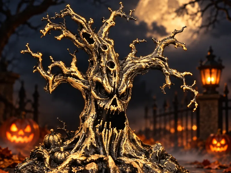 SkullTree – Haunted Halloween Tree