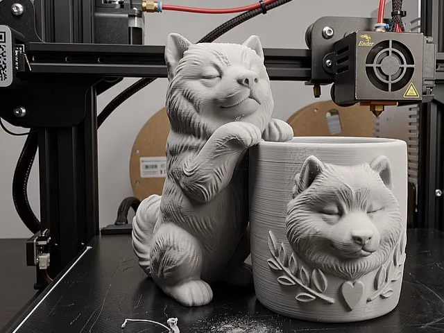 Samoyed ornamental dog