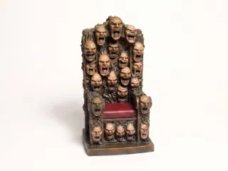 Throne of horror faces