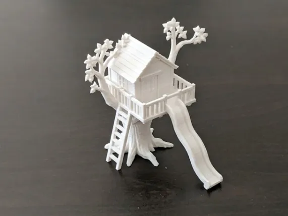 Treehouse with Slide – Backyard Playground