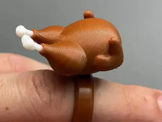 Roasted Chicken Ring Spinner