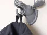 Moose Head Wall Hanger Coat and Key Holder Hook-0
