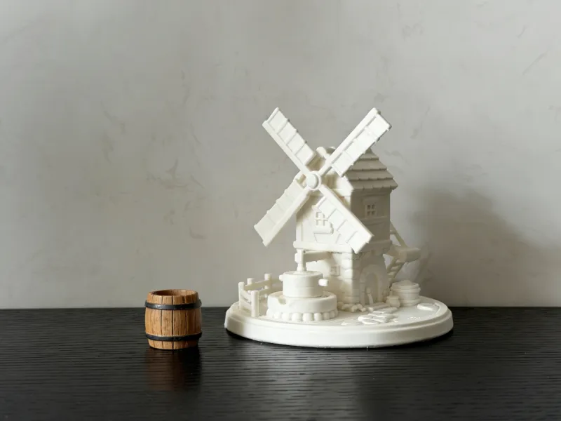 Dutch Windmill Homestay  Miniature Architecture