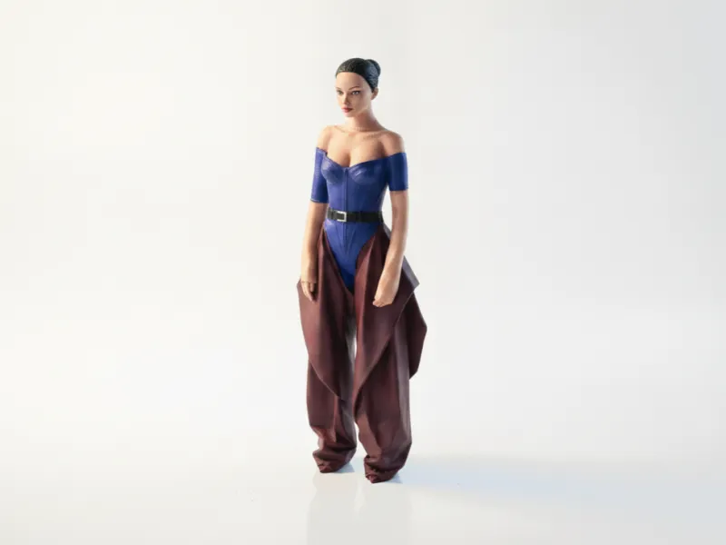 Elegant Female Figurine 3D Printable Model STL