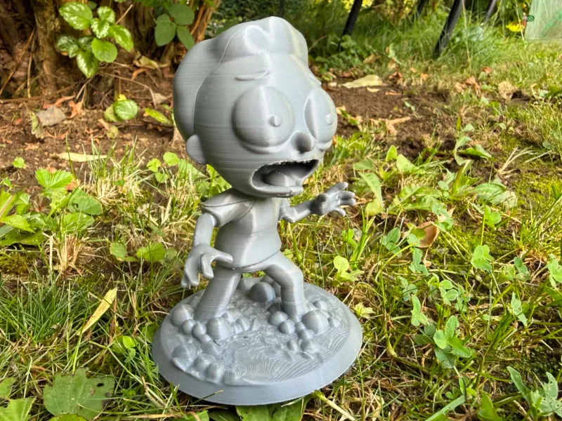 Morty Smith on pedestal, big head