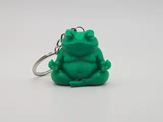 Chonky Zen Frog Keychain (Remix)