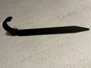 Trampoline holder against wind