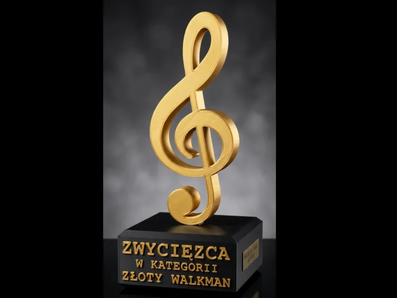 Treble Clef Music Award - "Golden Walkman" Trophy