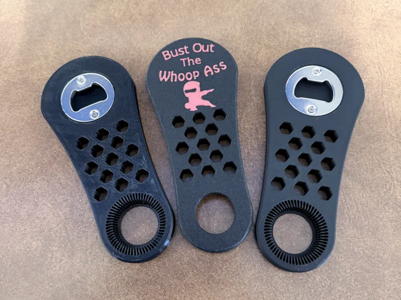 Bust Out the Whoop A** 3-in-1 Ninja Bottle Opener