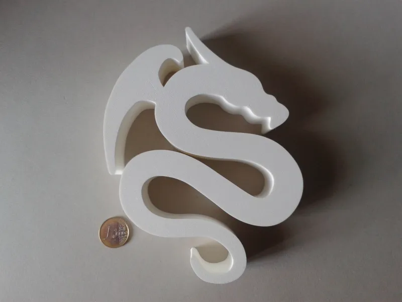 Tribal dragon silhouette, nestable box