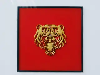 虎头墙面装饰画