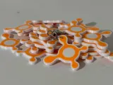 Orange Theory Splat Keychain-0