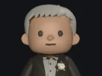 Hombre de traje canoso
