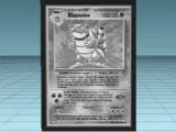 PokeLitho - Pokemon lithophane BLASTOISE - 2/102 Base set-0