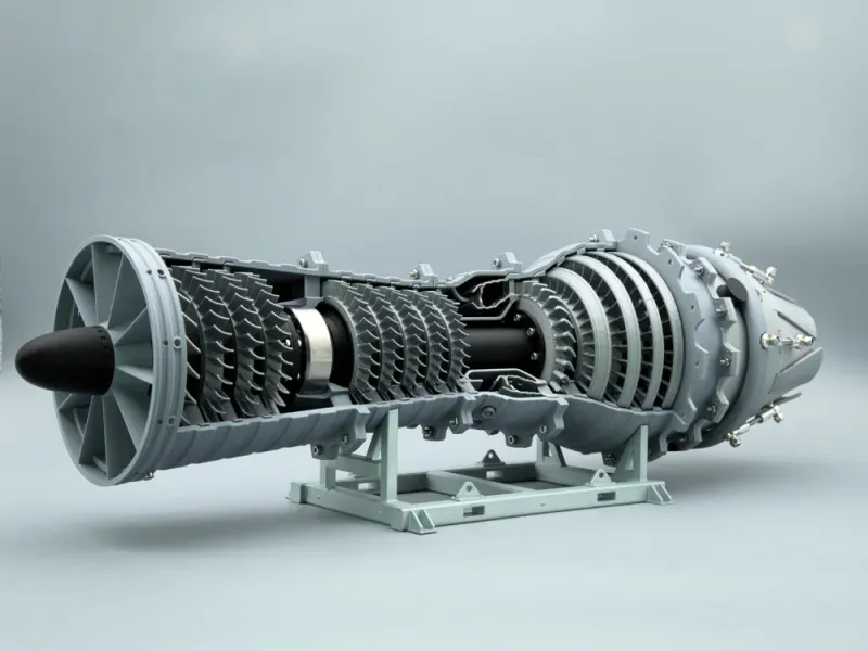 Printable Turbojet Engine