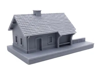 Small train station
