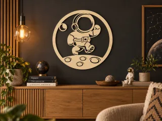 WallArt - Man on the Moon