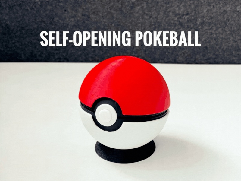 Self-opening Poke ball