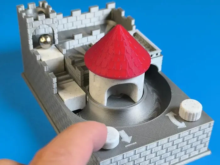 Marble Castle - Desk Fidget Toy Rework