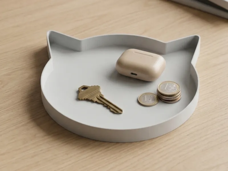 Minimalist Desk Organizer – Key Holder, Phone Stand
