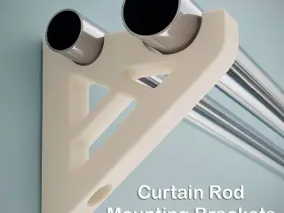 Curtain Rod Mount Brackets