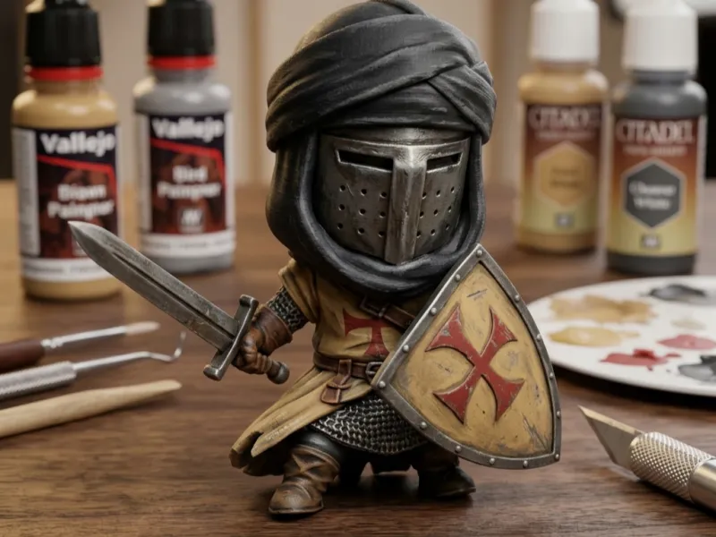 RAID SHADOW LEGENDS Gözcü temalı Chibi figür