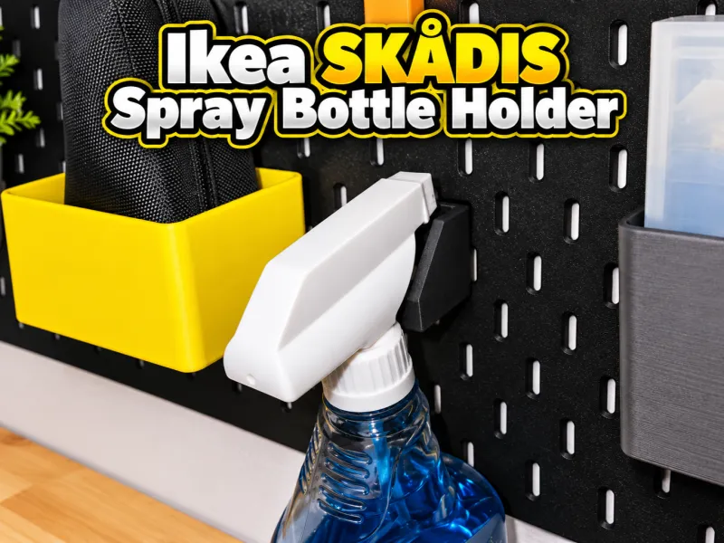 Suporte para frasco de spray Ikea Skadis