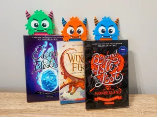 Cute Peek-a-Boo Monster Bookmark