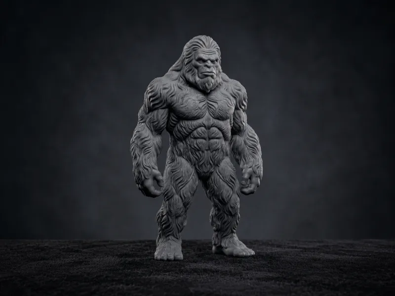 Hyper-Detailed Sasquatch / Bigfoot Miniature Sculpt