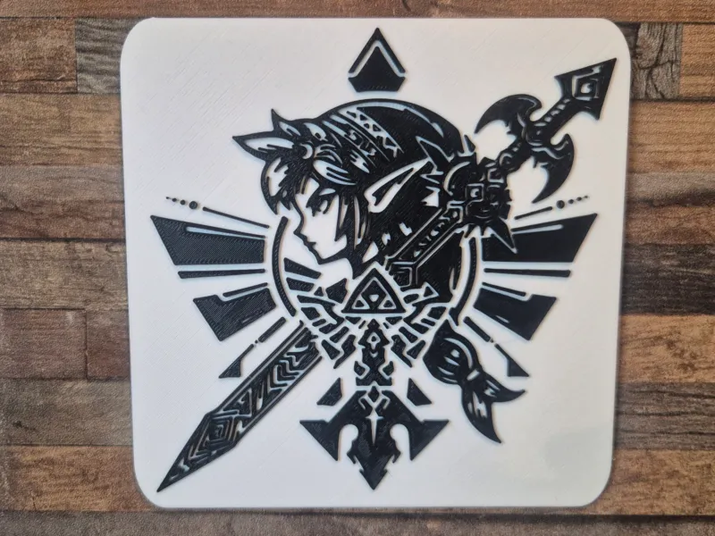 wall art zelda link