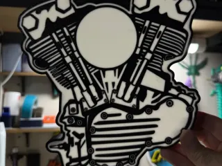 Harley-Davidson Knucklehead Engine Lightbox