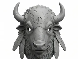 Bison mask