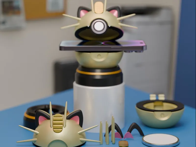 Meowth Pokeball Magsafe