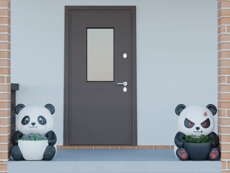 Gloom & Bloom Panda Planter