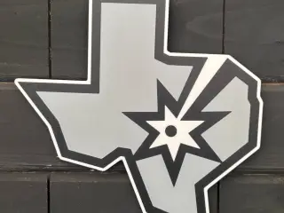 Spurs Texas Logo Wall Art | San Antonio NBA Logo