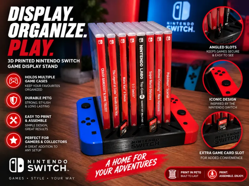 Nintendo switch / switch 2 game storage unit