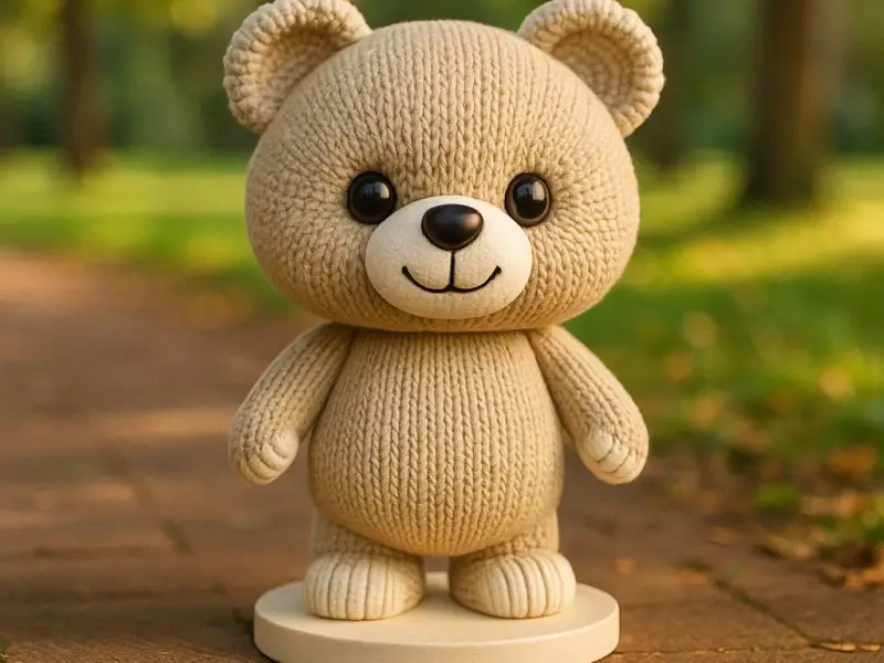 Fête des mères - ours tricoté cadeau parfait - gratuit
